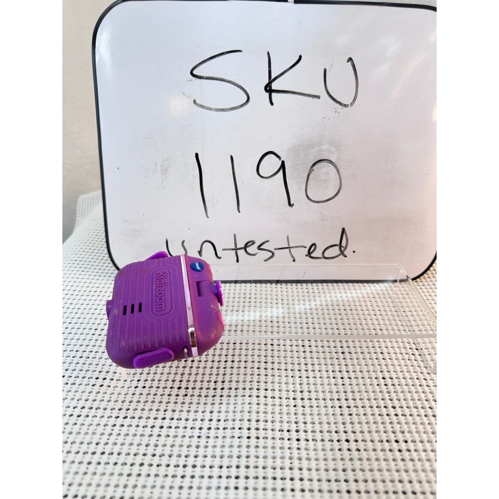 VTech Digital Camera Girls OS Purple Kidizoom Action Cam Untested SKU 1190 - Picture 7 of 9